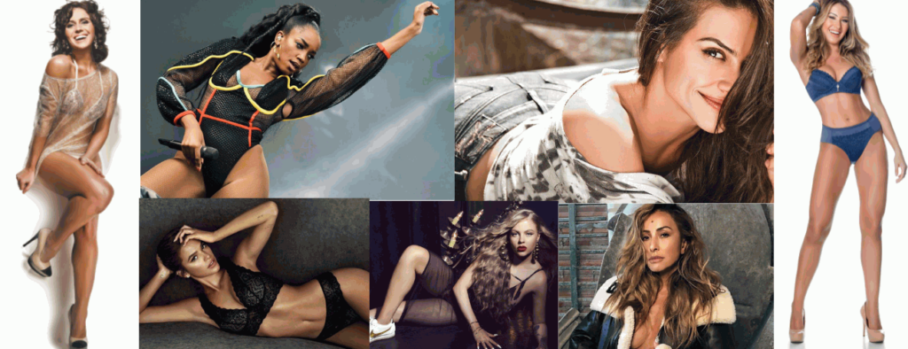 As 25 Brasileiras Mais Famosas e Quentes